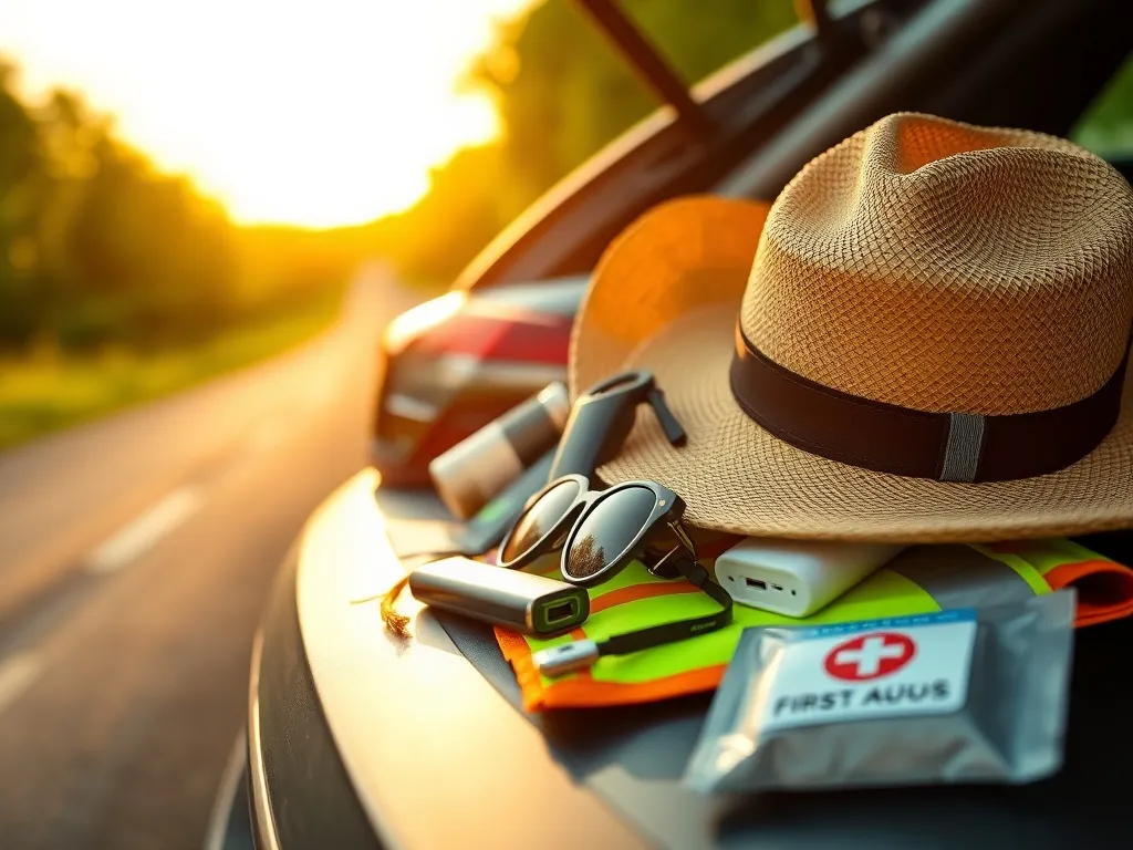 Co warto mieć w samochodzie latem?